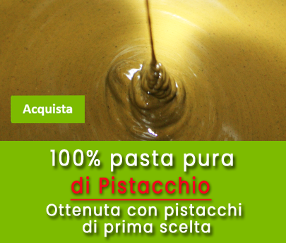 100% Pasta pura di pistacchio