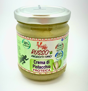 Crema di pistacchio proteica